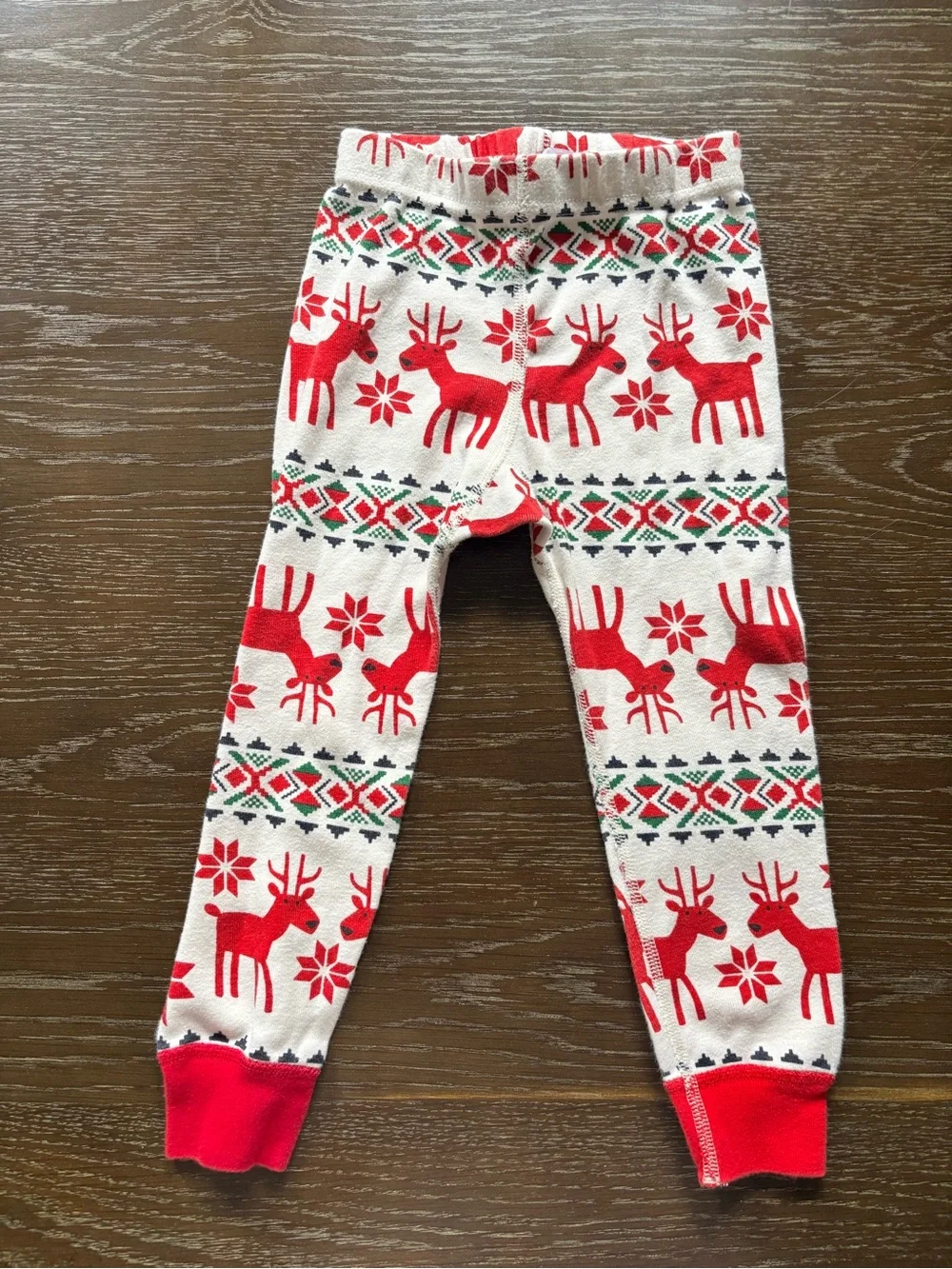 Hanna Andersson Christmas Holiday Dear Deer Pajama Set 3t